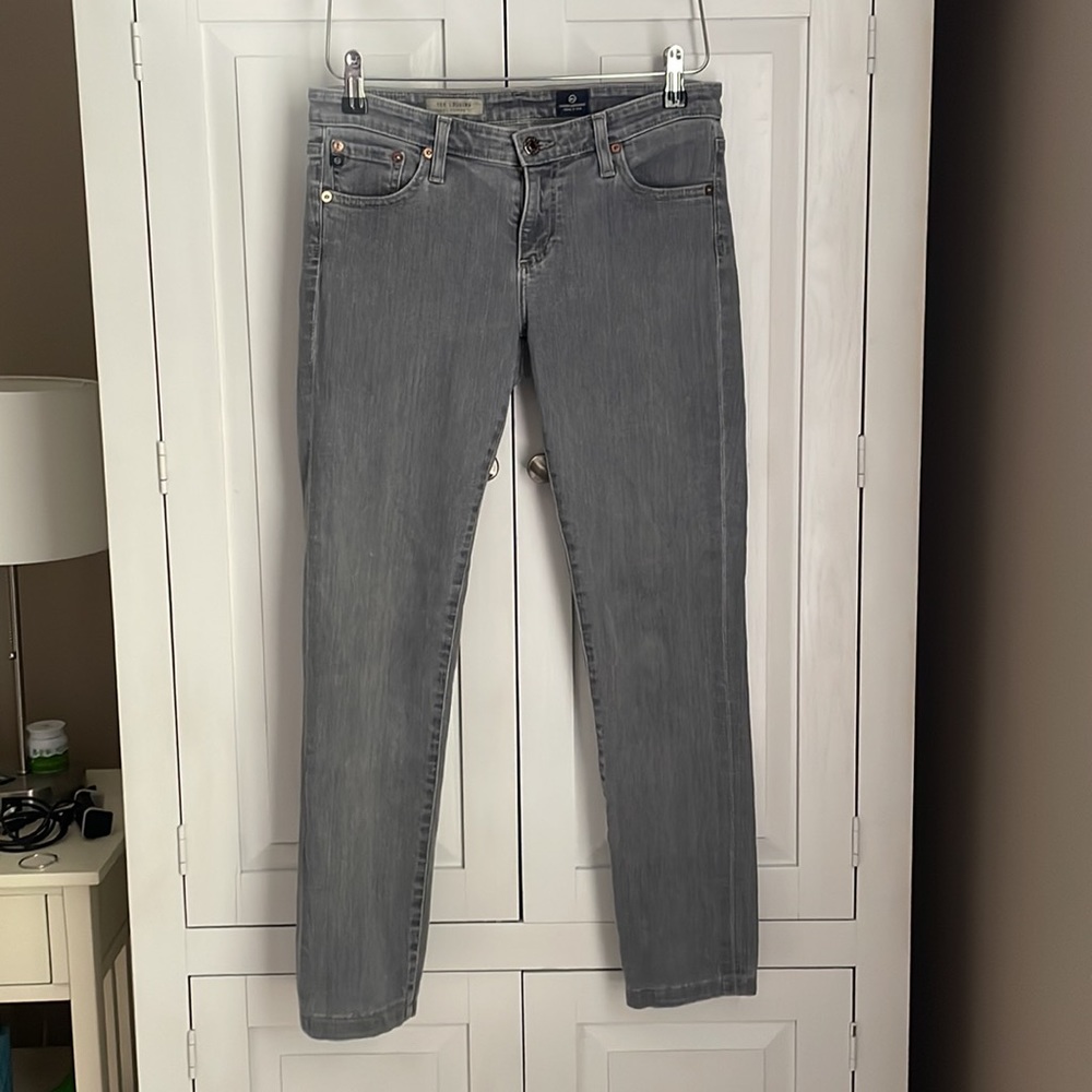 Adriano Goldschmied The Legging Super Skinny Fit Jeans Gray Wash Size 28
